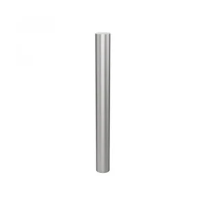 Påkjøringsvern Stolpe Rustfritt stål dia 108mm høyde 100 cm Flat avslutning - INNBETONERING-image-1